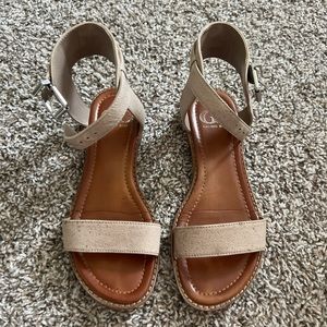Gianni Bini Cream Sandals